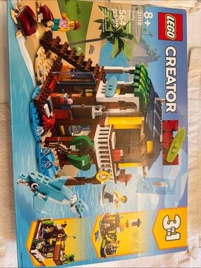 Rare LEGO Creator Surfer Beach House 3 in 1 31118